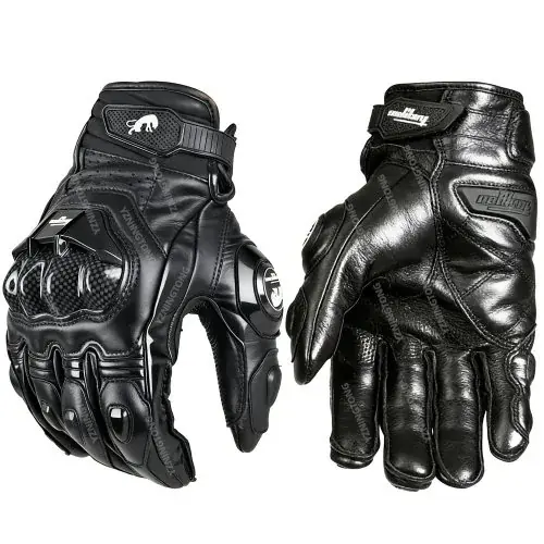 Court gants noir