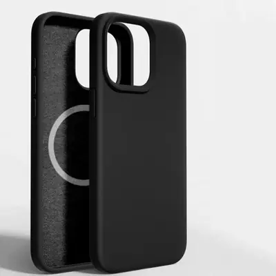 Image de Coque Magnétique Silicone Liquide pour iPhone
