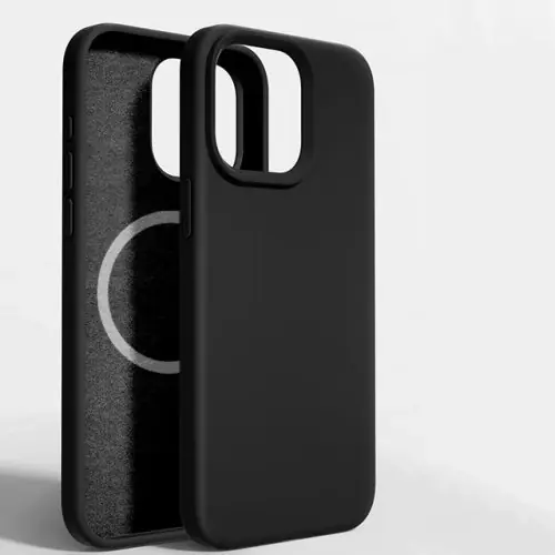 Image de Coque Magnétique Silicone Liquide pour iPhone