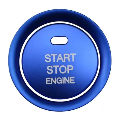 Image de bouton de commutation de démarrage et d arrêt du moteur de voiture autocollant de couverture de port...