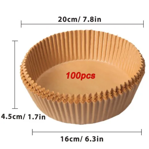 Marrón 100Pcs-16cm