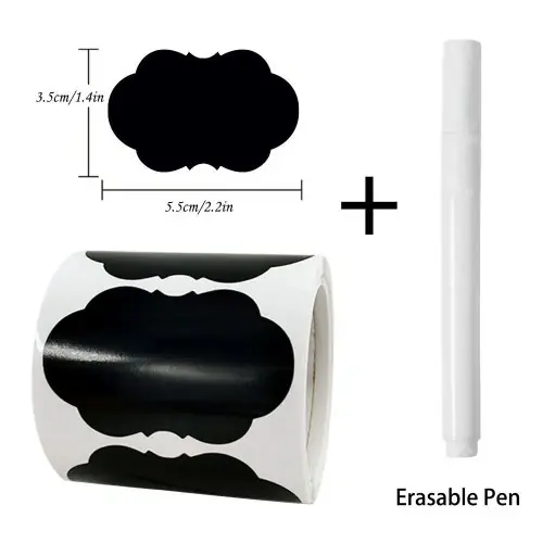 Image de Autocollants Effaçables pour Tableau Noir - 120 Pièces