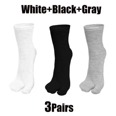 Image de Chaussettes Tabi Japonaises en Coton - Style Traditionnel pour Kimono & Sandales