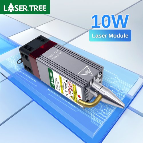 Zdjęcie Moduł Laserowy 10W – Precyzyjne Grawerowanie i Cięcie Drewna