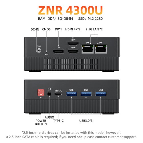 Afbeelding van Compacte Mini PC met AMD Ryzen – Krachtig en Efficiënt