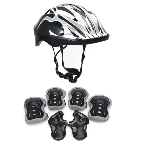 Image de Kit Protection Enfant 7 en 1 - Casque & protections anti-chocs