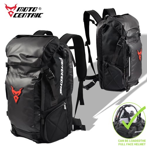 Image de Sac Arrière Moto Étanche Grande Capacité