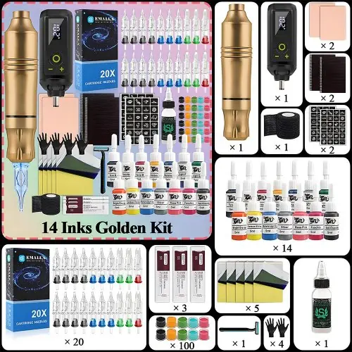 14 encres Kit Or