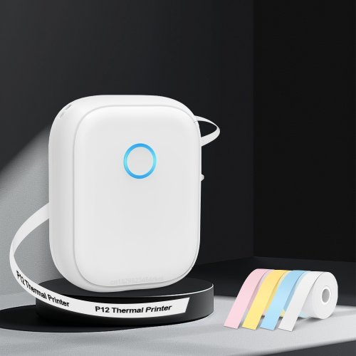 Immagine di Stampante Portatile per Etichette MarkLife P12 – Bluetooth & Taglierina Inclusa