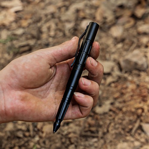 Image of Tactical Self-Defense Pen with Emergency Window Breaker – Durable EDC Ballpoint Pen for Personal Safety, Survival, and Everyday Carry