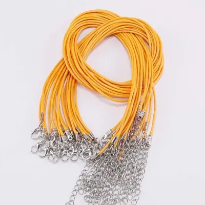 Image de Cordon en Cuir 1.5-2mm - Lot de 10 Pièces pour Bijoux DIY