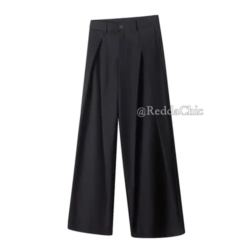 Image de Pantalon Homme Noir Clean Fit - Style Minimaliste & Décontracté