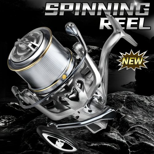 Image of High-Performance Stainless Steel Spinning Fishing Reel 8000-14000 Series with 25kg Powerful Drag for Saltwater and Freshwater Fishing