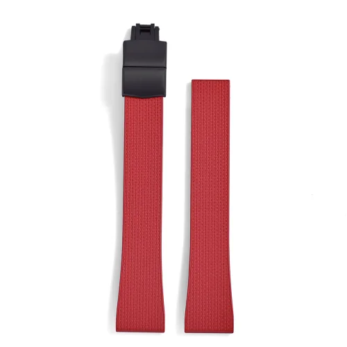 Rouge noir boucle