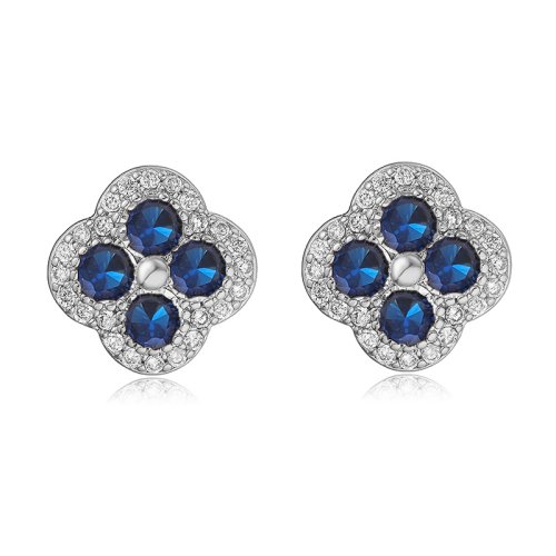 Zilver blauw