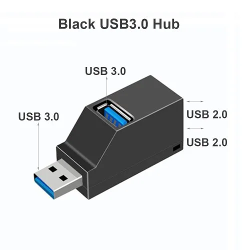 Zwart USB 3.0