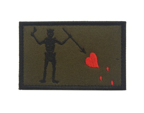 Afbeelding van Zwarte Baard Blackbeard Patches FOG Kano Voorwaartse observaties Groep Tacticas X Chevron F Skeleton Finger Edward Badges