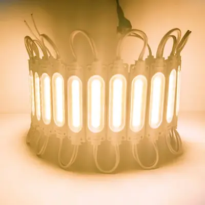 Image de LED Multicolores 12V - Lot de 20 Modules COB Étanches IP65