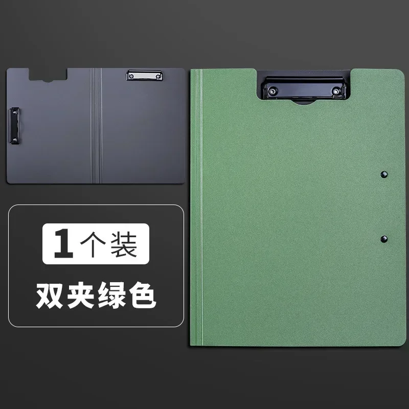 Afbeelding van Nieuwe A4 Bestandsmap Klembord Schrijfblok Memo Clip Board Dubbele Clips Organizer School Kantoorbenodigdheden