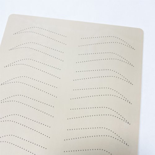 Zdjęcie Zestaw do nauki microbladingu – 15 sztuk naturalnych materiałów do praktyki tatuażu brwi bez atramentu, idealny dla początkujących PMU