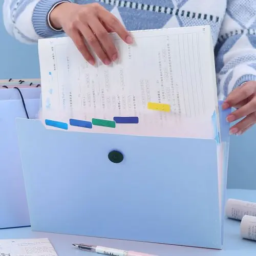Image de Dossier Extensible 5 Poches A4 - Organisation Ultra Pratique