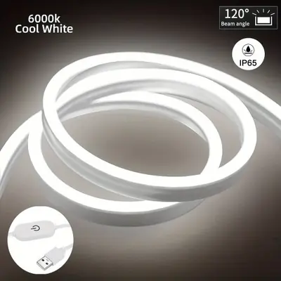 Bande LED USB Flexible avec Capteur Tactile - Éclairage Déco Extérieur