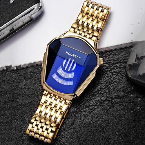 Imagen de Reloj de Cuarzo Impermeable para Hombre con Cronógrafo y Diseño Moderno para Motociclistas - Nueva Tendencia Urbana