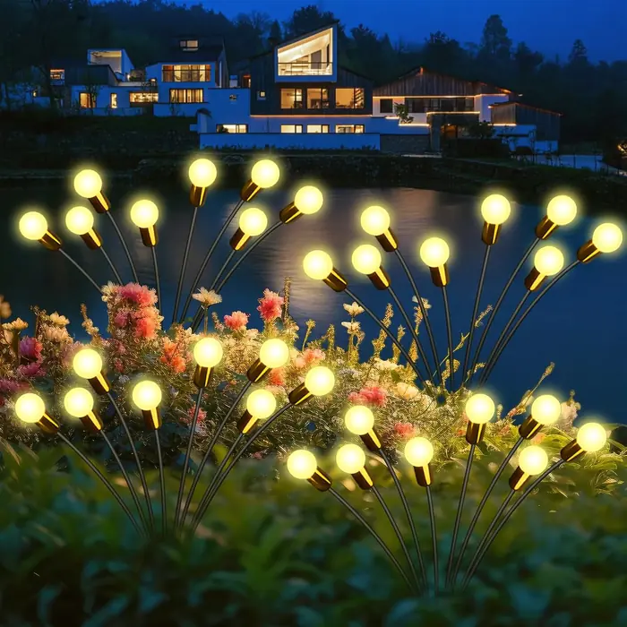 Image de Lampes Solaire Jardin - Lumière LED Éolienne