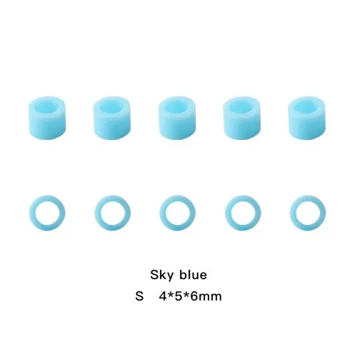 100 piezas pequeño azul cielo