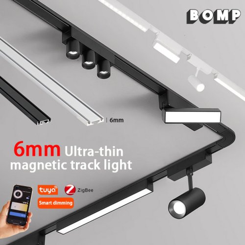 Image de Lampe sur Rail Magnétique Ultra Fine - Éclairage Intelligent 48V