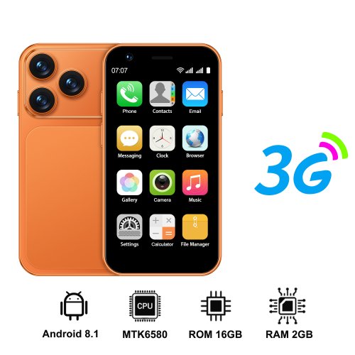 Image de Mini Smartphone Servo 18SE - Écran 3.0'' avec Reconnaissance Faciale