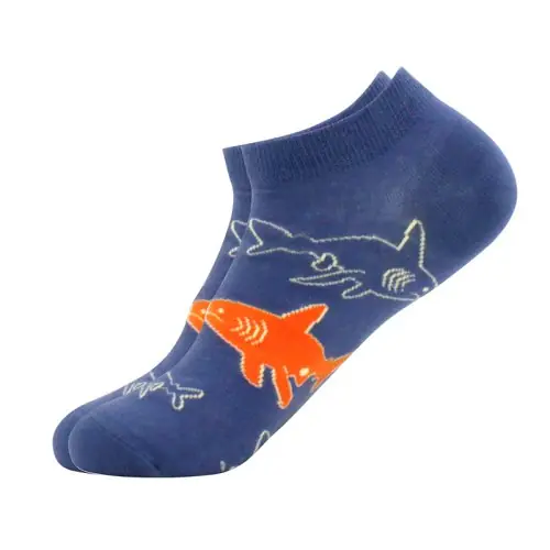 Image de Chaussettes Harajuku Colorées & Drôles pour Hommes