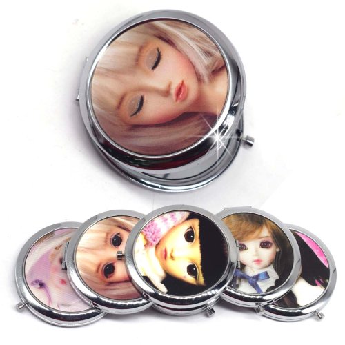 Afbeelding van Mini Draagbare Make-upspiegel - Compact & Stijlvol