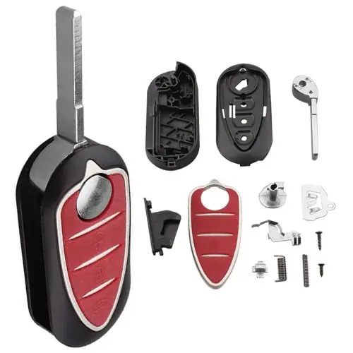 Image de Coque Clé Voiture Alfa Romeo - Protection Élégante & Pratique