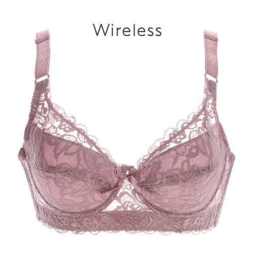Bild von Frauen Sexy Spitze Drahtlose Push-Up-Bh Sexy Draht Frei Bhs Für Frauen Plus Größe 75-105 B C D dünne Tasse Bralette Dessous Dessous