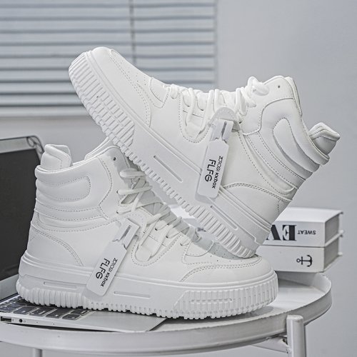 Afbeelding van Stijlvolle Herensneakers met Zachte Comfortabele Zool, Antislip en Slijtvast - Perfect voor Dagelijks Gebruik, Casual Look, Preppy Stijl en Winter Skate