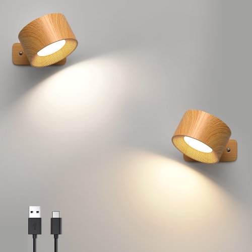 Image de Applique Murale LED Tactile - 360° Lumière Colorée