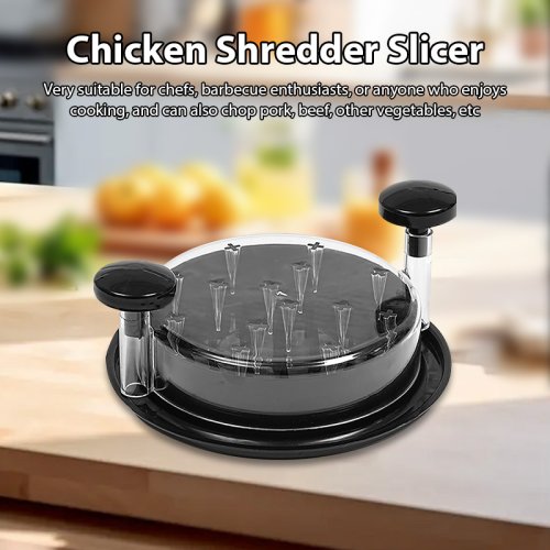 Immagine di Trituratore di pollo Tritacarne antiscivolo per carne di maiale, manzo, seni di pollo cotti, utensil...