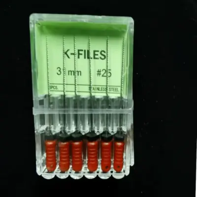 Outils Dentaires Endodontiques en Acier Inoxydable
