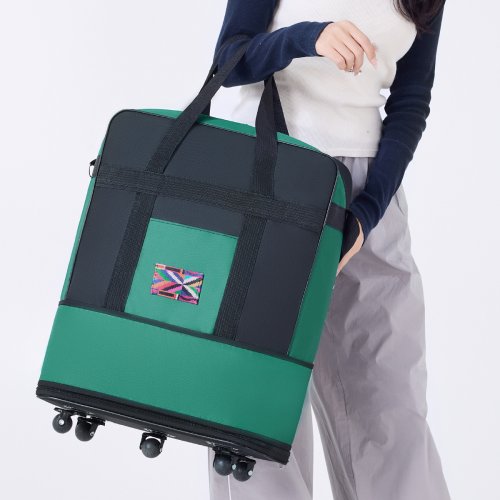 Image de Sac de Voyage Ultra-Capacité en Oxford - Idéal pour les Aventures Mondiales