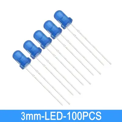 Image de LEDs 3mm & 5mm - Lot de 100 pièces multicolores
