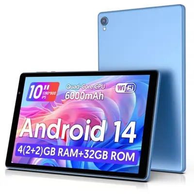 Image de Tablette Android 14 10 Pouces - Puissante & Longue Autonomie