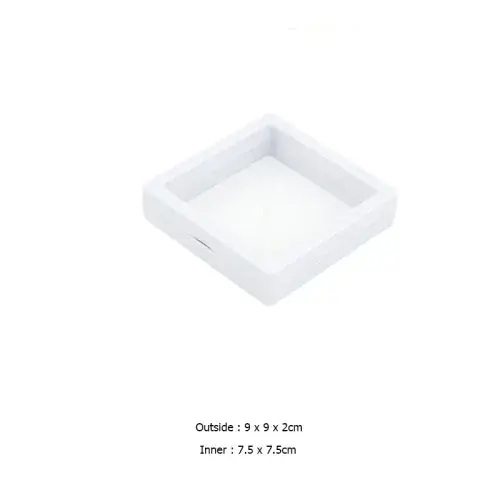 Image de Boîte de Rangement Transparente pour Bijoux