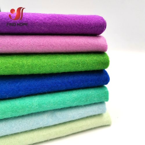 Afbeelding van 7 Rolls 20*90 cm Zachte Vilt Niet-geweven Vilt Stof Vel DIY Naaien Poppen Ambachten Materiaal 1.4mm Dik