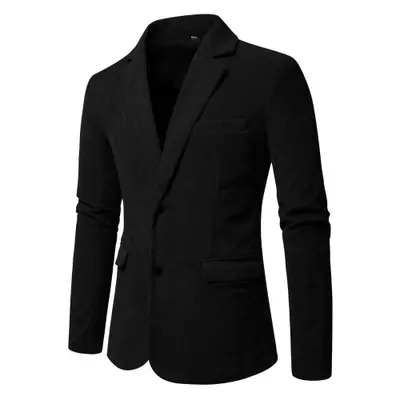 Image de Blazer Homme Velours Côtelé - Style Élégant & Décontracté