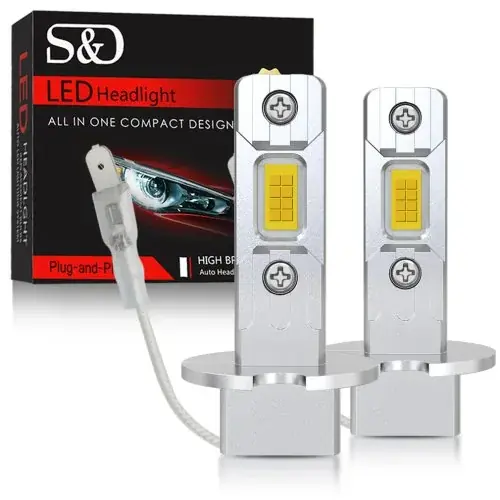 Image de Phare LED 100W 30000LM - Lumière Puissante Sans Ventilateur