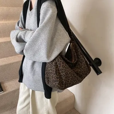Image de Sac Bandoulière Léopard Tendance & Spacieux