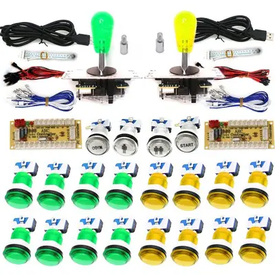 Image de Kit Manette Arcade DIY - Contrôleur USB pour PC & Raspberry Pi