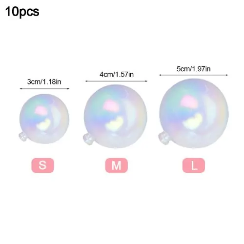 Image de Décoration Gâteau Boule Colorée - 10 Pièces