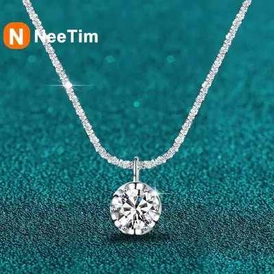 Image de Collier Moissanite S925 Argent Sterling - Élégance & Éclat